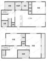 ＼2025.04.14　金額変更／延岡市川原崎町　中古住宅の間取り図