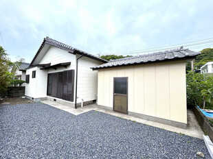 倉庫付き、充分収納が出来ます