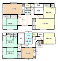 塩浜町中古住宅の間取り図
