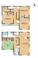 K・延岡市平原町３丁目　戸建ての間取り図