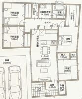 平原町中古住宅＼築３年未満の美邸平屋です！／の間取り図