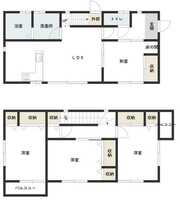 大貫町4丁目中古住宅の間取り図
