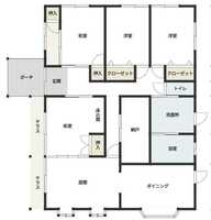 野田2丁目中古住宅の間取り図