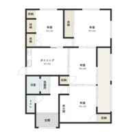 ＼収益物件としても！／下伊形町中古住宅の間取り図