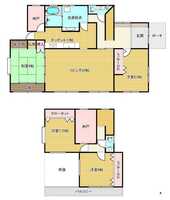 K・延岡市緑ケ丘2丁目　中古住宅の間取り図