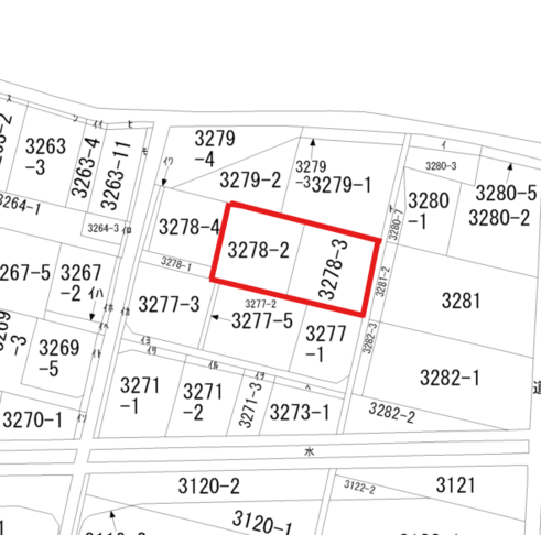 無鹿町2丁目土地【仲介手数料無料】【解体更地渡し】