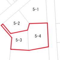 出口町土地の間取り図