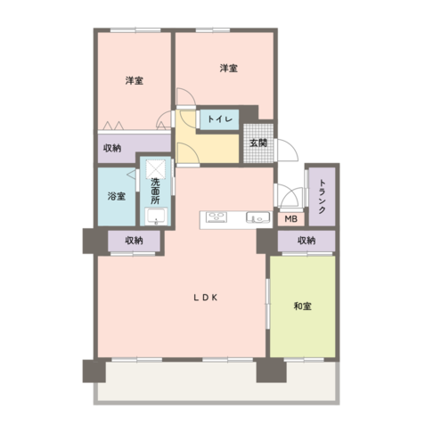 フラワーマンション花ヶ島602号室