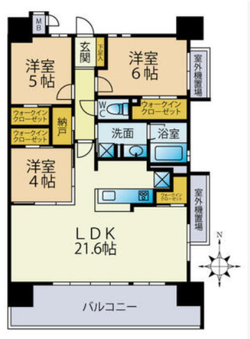 D・サンパーク延岡グラッセ（３LDK）604号室