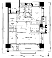 【商談中】＼４LDK ×南東角部屋！ ／　サンパーク延岡駅前レジデンスの間取り図