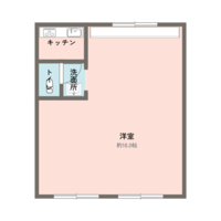 菊永コーポ（事務所）の間取り図