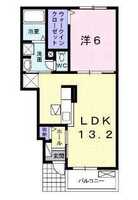 【大東建託】グランシャリオⅢ（1階）の間取り図