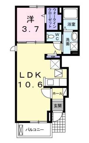 メゾン　サニー　ジェルメⅠ（1階）101号室