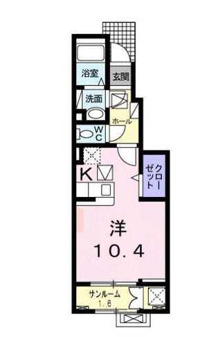 Vent・Vert　Ⅲ（1階）104号室