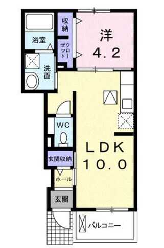 メゾン・ド・クレール　B（1階）102号室