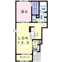 ビスタ（1階）の間取り図