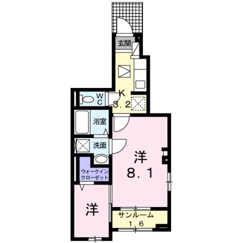 ボニートⅡ（1階）101号室
