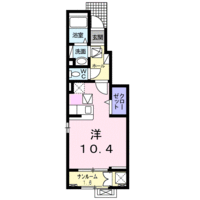 グラッツェ（1階）の間取り図