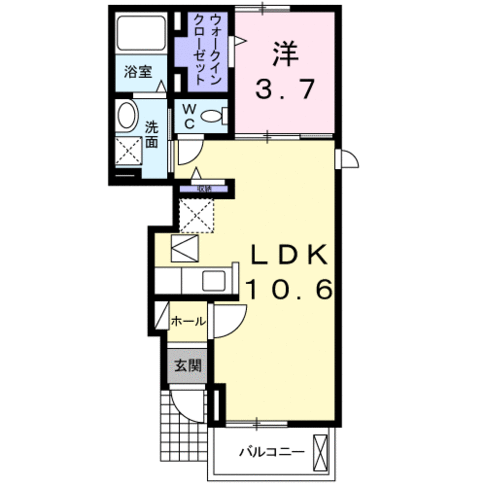 メゾン　サニー　ジェルメⅡ（1階）103号室