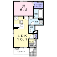 SK　パレス（1階）の間取り図