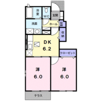 グランフォーレⅠ（1階）の間取り図