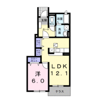 パールハウス（1階）の間取り図