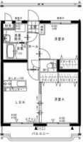 【K】シエースタ・ひなた　Ⅰ（2LDK）の間取り図