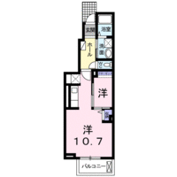 アストロ（1階）の間取り図