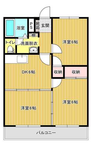 【U】ラ・フォーレ（3DK）303号室