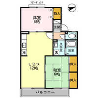 【D】シャルマン平原　D棟（1階）の間取り図