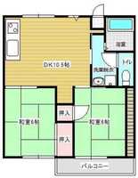 ◆ローズハウス（2階）の間取り図