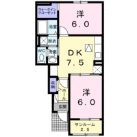 【大東建託】ラコルト　C（1階）の間取り図