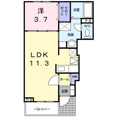 【大東建託】スカイフェリーチェ（1階）102号室