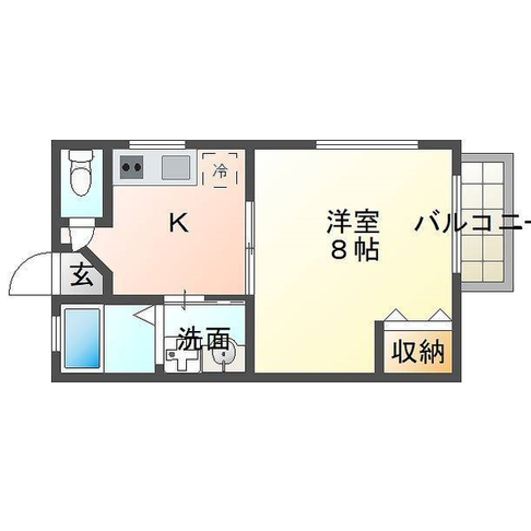 ◆ロンサール201号室