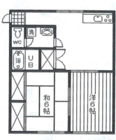 ◆ニュー昭和ハイツⅡ（2階）の間取り図