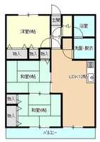◆マンション人見山の間取り図