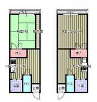 ◆コーポオザキの間取り図