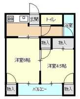 ◆さくら荘（2階）の間取り図