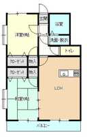 ◆グランツ　サトウⅡ（2LDK）の間取り図