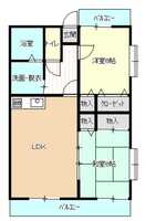 ◆グランツ　サトウ（2LDK）の間取り図