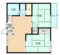 ◆グリーンヒルズ大貫（2DK）