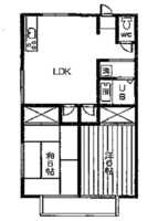 ◆コーポナスH棟の間取り図