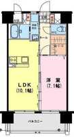 【K】リオ　グランデ（1LDK）の間取り図