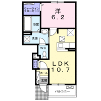 【大東建託】SK　パレス（1階）の間取り図