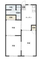 ◆コスモハイツ柳田の間取り図