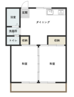 ◆さくらハイツの間取り図