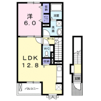 【大東建託】サニーヒル　K（2階）の間取り図
