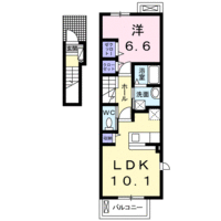 【大東建託】ラフレシール・M（2階）の間取り図