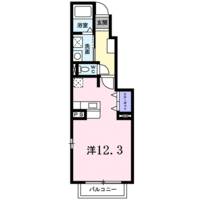 【大東建託】プラシード　パラッツォ（1階）の間取り図