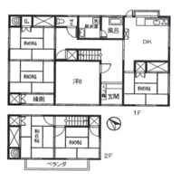 ◆川島町貸家の間取り図